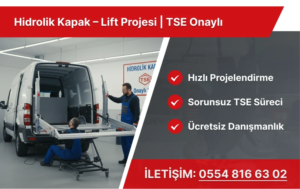 Hidrolik Kapak – Lift Projesi | TSE Onaylı