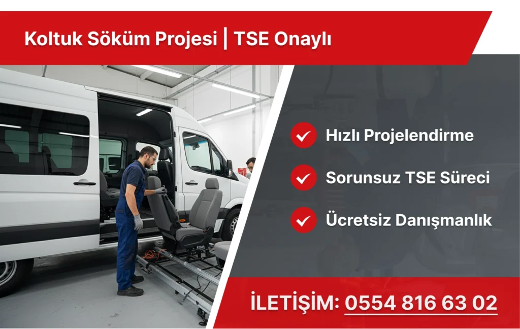 Koltuk Söküm Projesi | TSE Onaylı