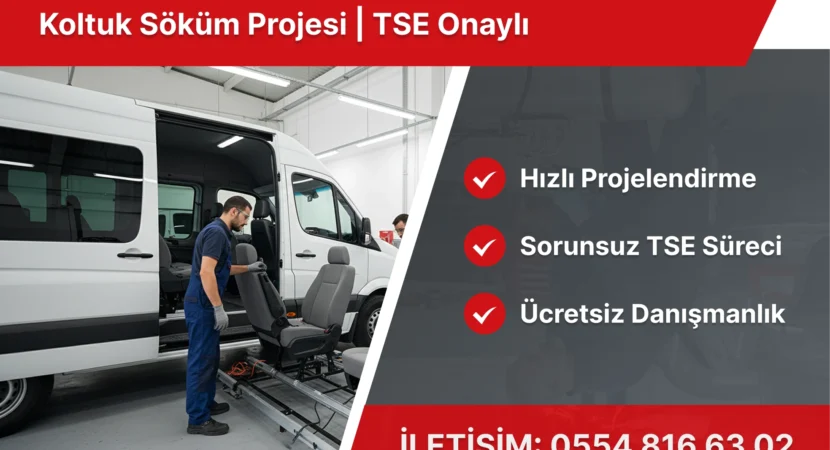 Koltuk Söküm Projesi | TSE Onaylı