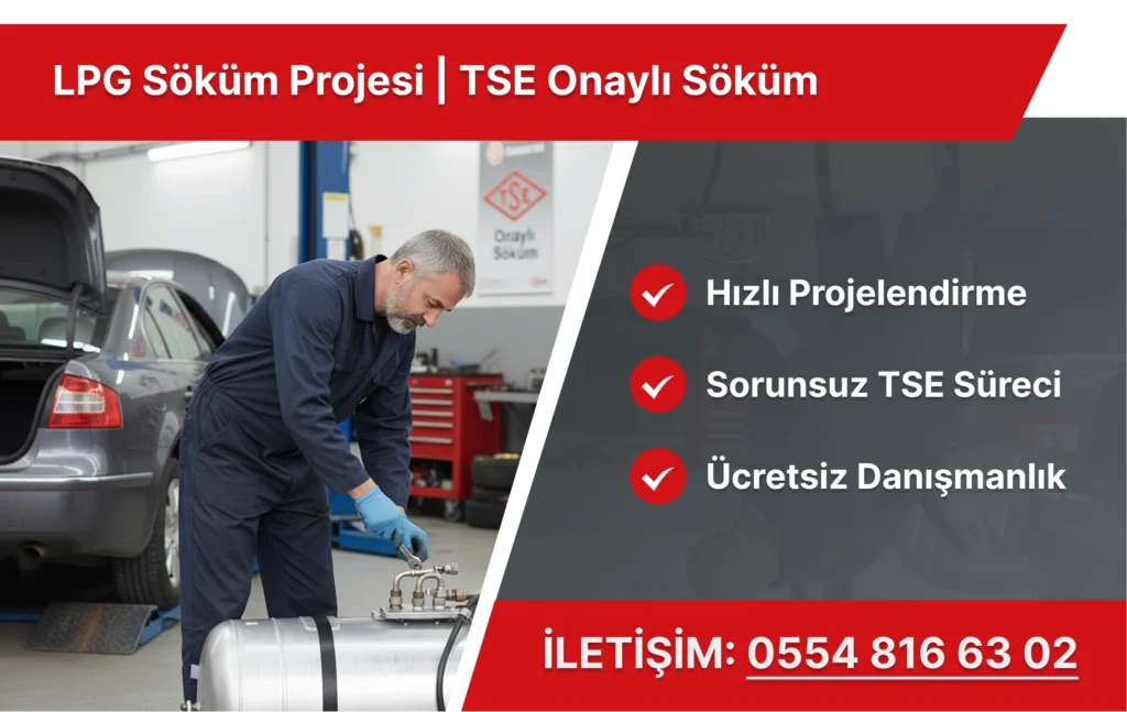 LPG Söküm Projesi | TSE Onaylı Söküm